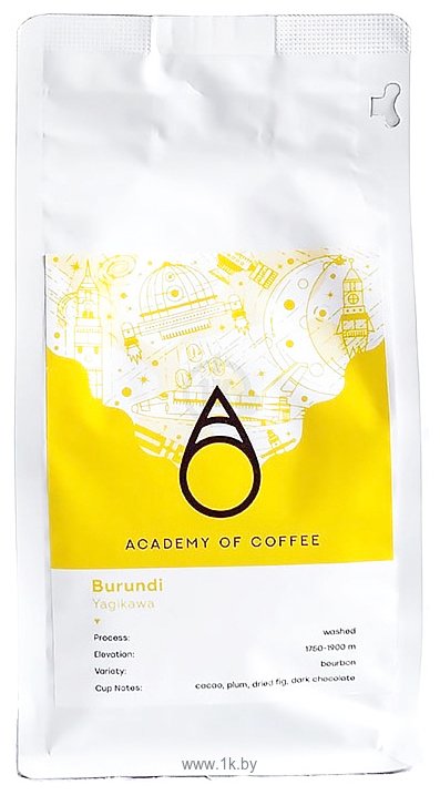 Фотографии Academy Of Coffee Burundi Yagikawa зерновой 500 г