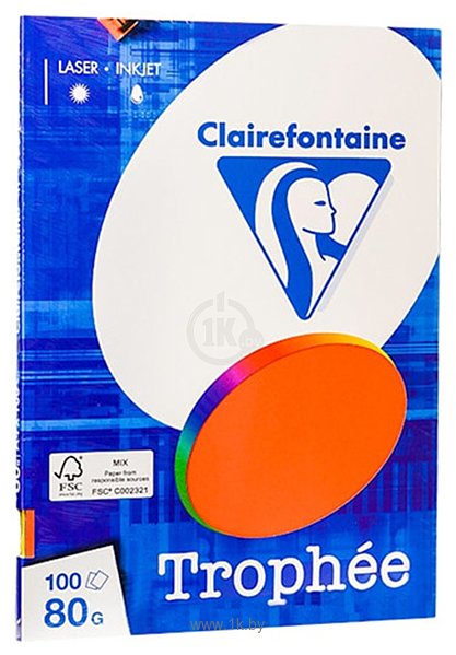 Фотографии Clairefontaine Trophee A4 80 г/кв.м 100 л 1876/0 (mix intensive)