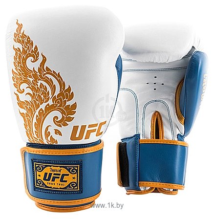 Фотографии UFC Premium True Thai UTT-75511 (12 oz, белый/синий)