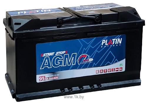 Фотографии Platin AGM 850A R+ (95Ah)