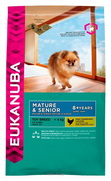 Фотографии Eukanuba (0.5 кг) Dog Mature & Senior Toy Breed