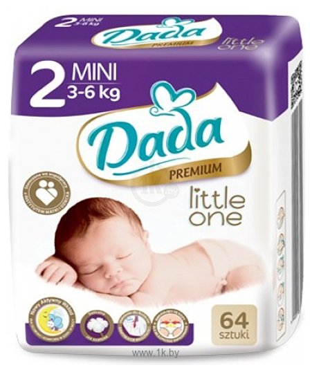 Фотографии Dada Premium Little one 2 Mini 3-6 кг (64 шт.)