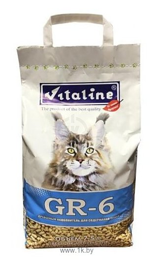Фотографии Vitaline GR-6 для крупных кошек, древесный 5кг