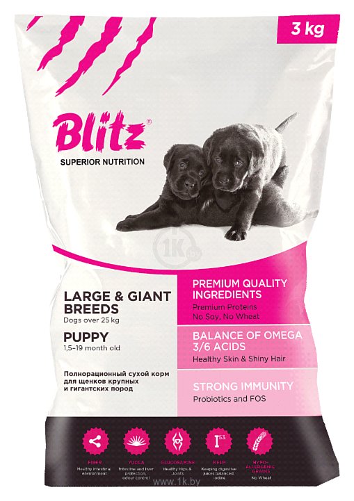 Фотографии Blitz Puppy Large & Giant Breeds dry (3 кг)