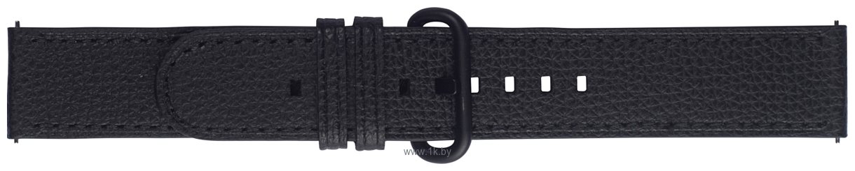 Фотографии Braloba Essence Leather 20 мм для Galaxy Watch Active/Active2 (черный)