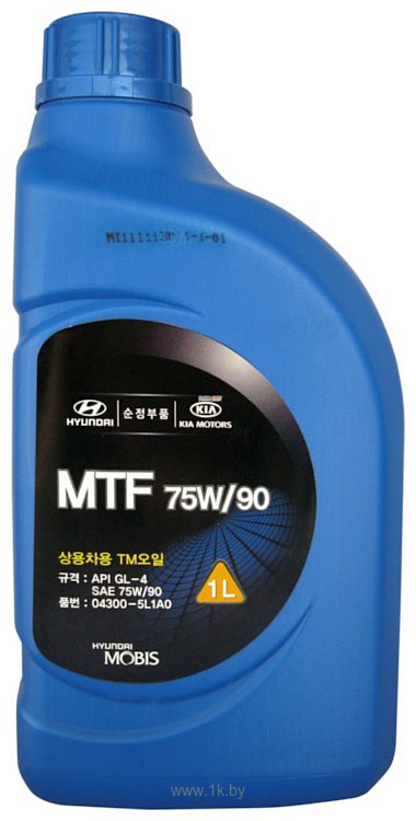 Фотографии Hyundai/KIA Gear Oil 75W-90 1л