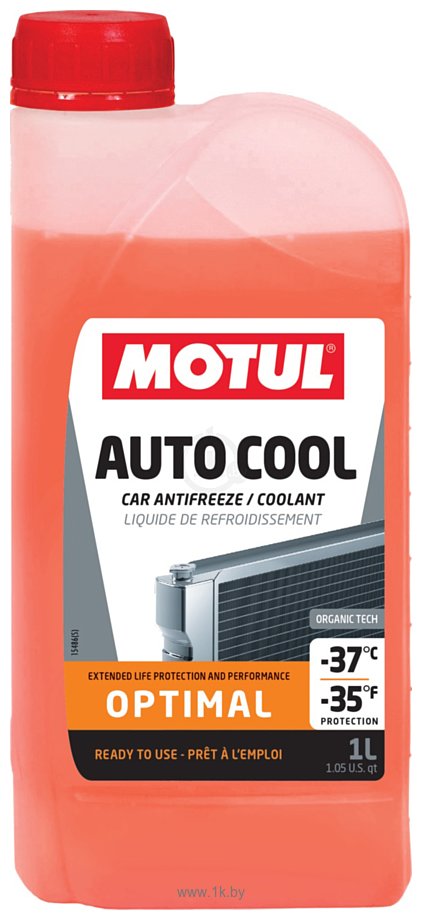 Фотографии Motul Auto Cool Optimal G12/G12+ (1л, оранжевый)