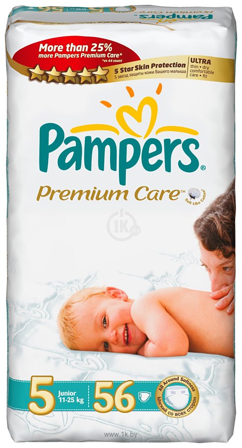 Фотографии Pampers Premium Care 5 Junior (56 шт) Jumbo Pack