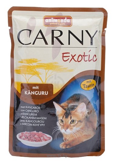 Фотографии Animonda Carny Exotic для кошек с мясом кенгуру (0.085 кг) 6 шт.