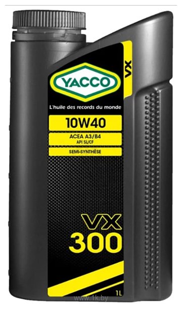 Фотографии Yacco VX 300 10W-40 1л