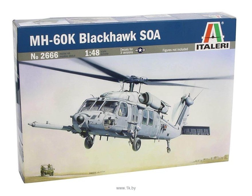 Фотографии Italeri 2666 Вертолет MH-60K Blackhawk SOA