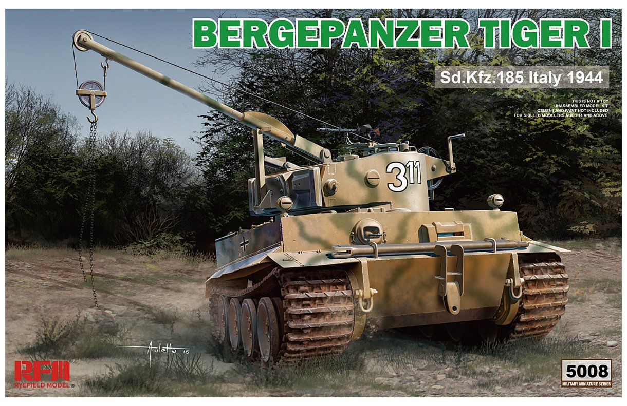 Фотографии Ryefield Model Bergepanzer Tiger I 1/35 RM-5008