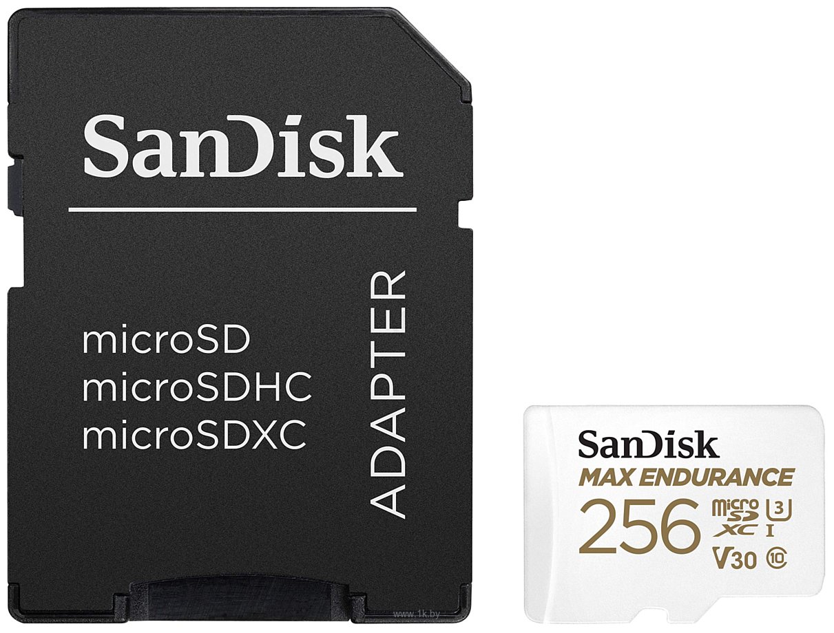 Фотографии SanDisk microSDXC SDSQQVR-256G-GN6IA 256GB + SD adapter