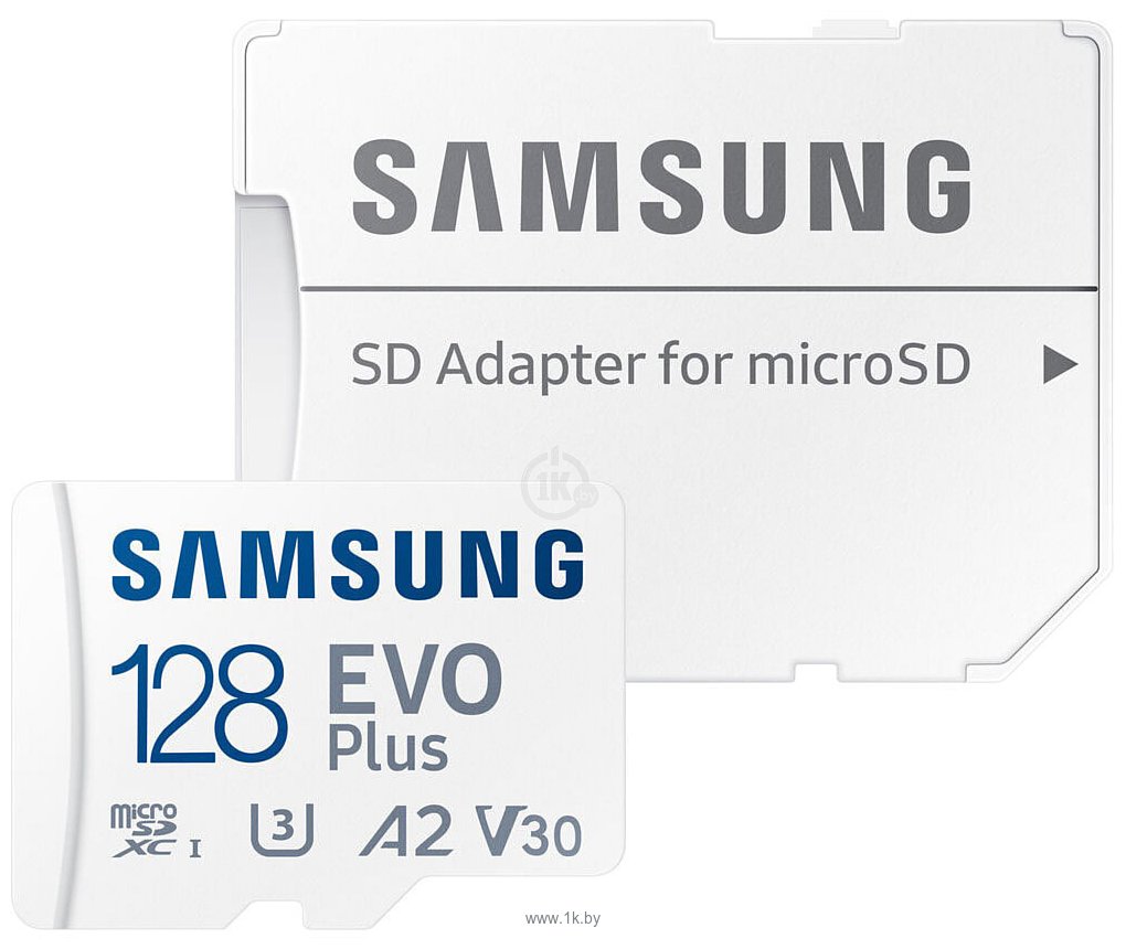 Фотографии Samsung EVO Plus 2021 microSDXC 128GB (с адаптером)