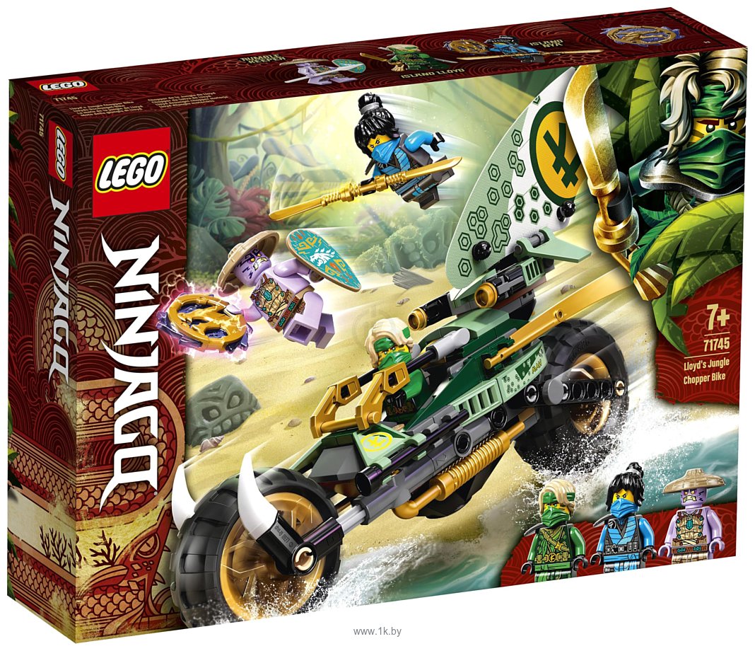 Фотографии LEGO Ninjago 71745 Мотоцикл Ллойда для джунглей