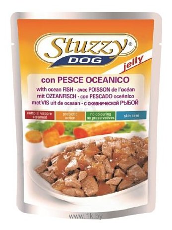 Фотографии Stuzzy (0.1 кг) 24 шт. Dog с океанической рыбой