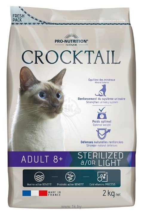 Фотографии Flatazor (2 кг) Crocktail Adult 8+ Sterilized &/or light