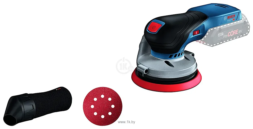 Фотографии BOSCH GEX 18V-125 Professional (0601372201)