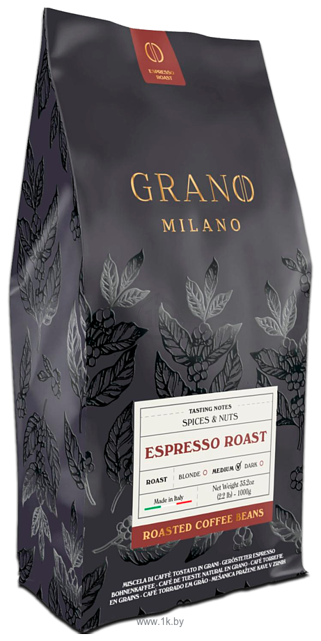 Фотографии Grano Milano Espresso Roast зерновой 1 кг