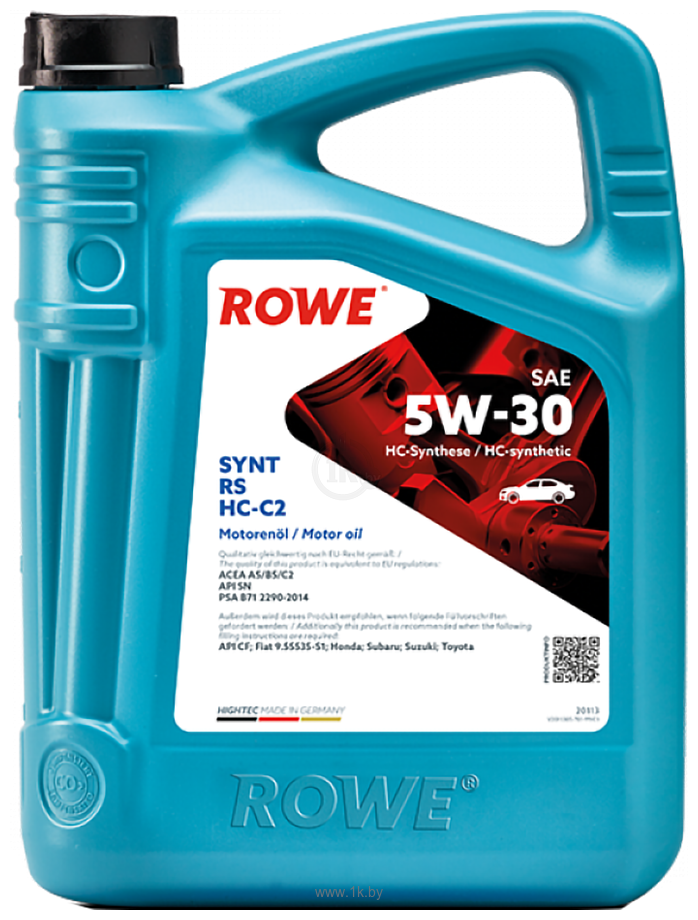 Фотографии ROWE Hightec Synt RS HC-C2 5W-30 5л