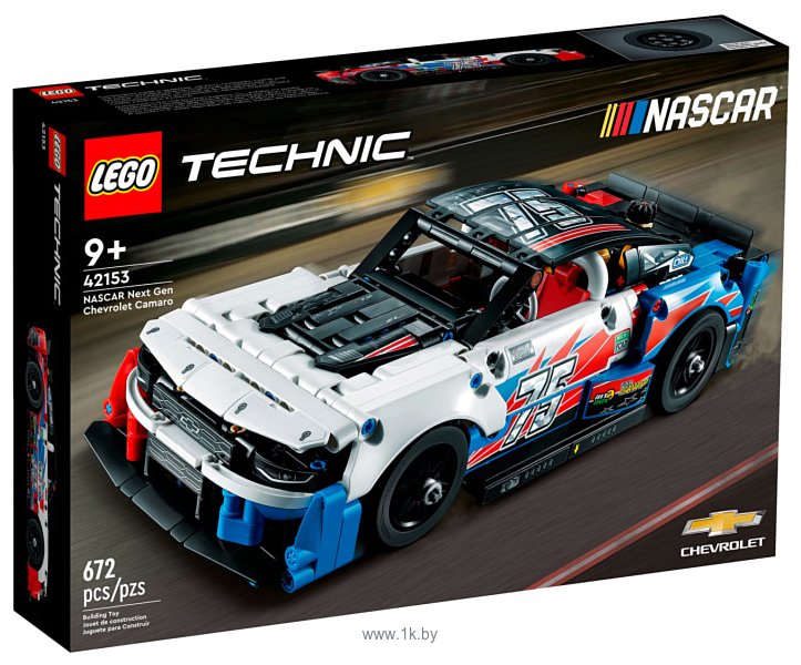 Фотографии LEGO Technic 42153 Гоночный автомобиль NASCAR Next Gen Chevrolet Camaro ZL1