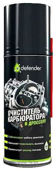 Фотографии Defender Очиститель карбюратора и дросселя Auto 400ml