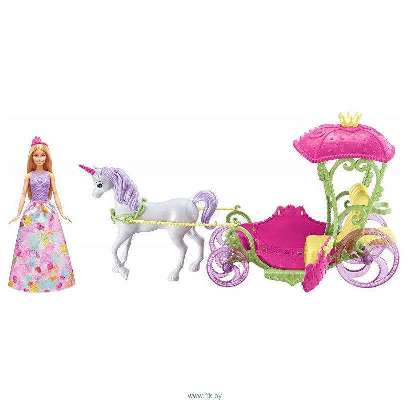 Фотографии Barbie Dreamtopia Sweetville Carriage DYX31