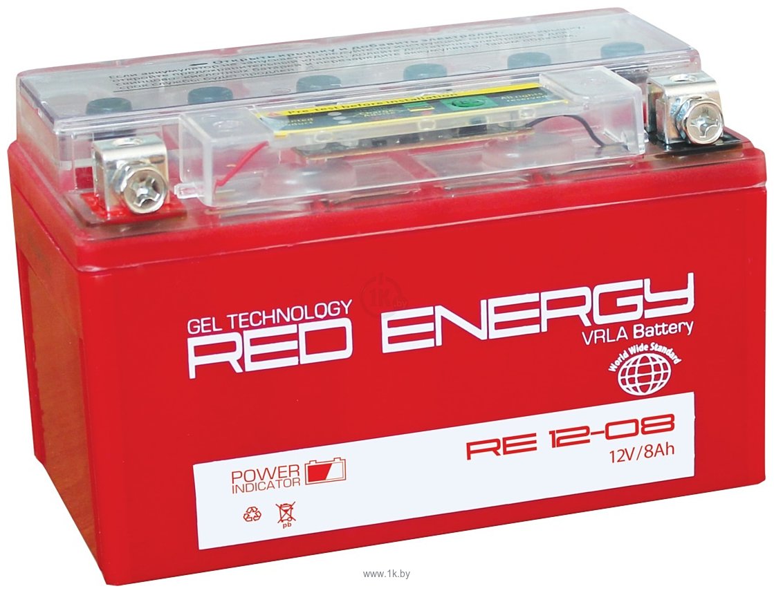 Фотографии Red Energy 1208 (YT7B-BS, YT7B-4) (8Ah)