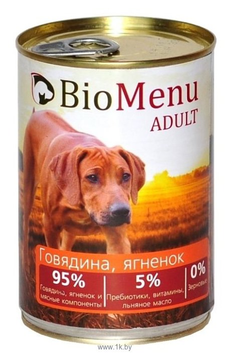 Фотографии BioMenu (0.41 кг) 12 шт. Adult консервы для собак с говядиной
