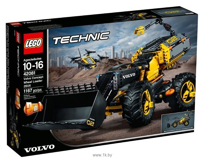 Фотографии LEGO Technic 42081 VOLVO колёсный погрузчик ZEUX