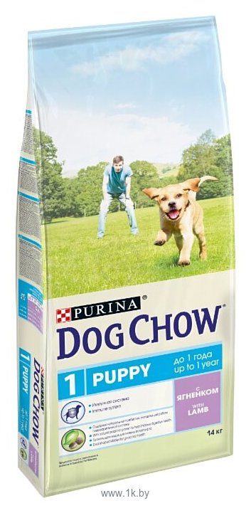 Фотографии DOG CHOW Puppy с ягненком для щенков (14 кг) 2 шт.