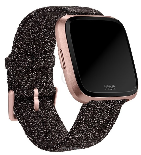 Фотографии Fitbit вязаный для Fitbit Versa (розовый/черный)