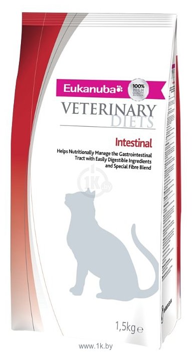 Фотографии Eukanuba (1.5 кг) Veterinary Diets Intestinal For Cats Dry