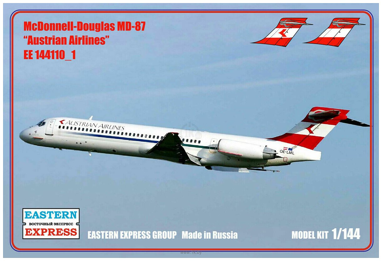 Фотографии Eastern Express Авиалайнер MD-87 Austrian EE144110-1