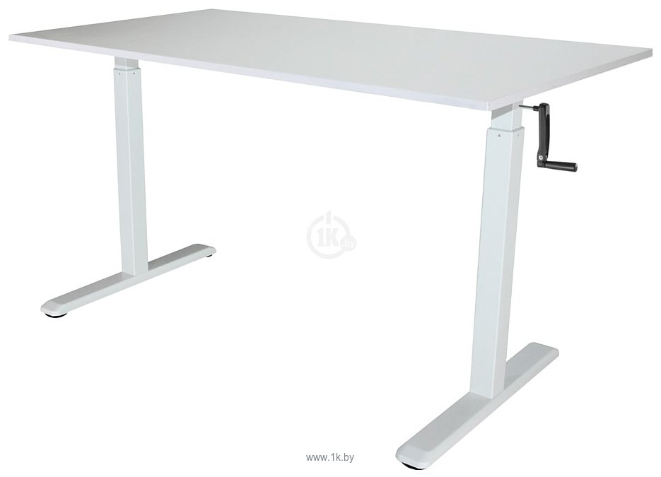 Фотографии ErgoSmart Manual Desk Compact (белый)