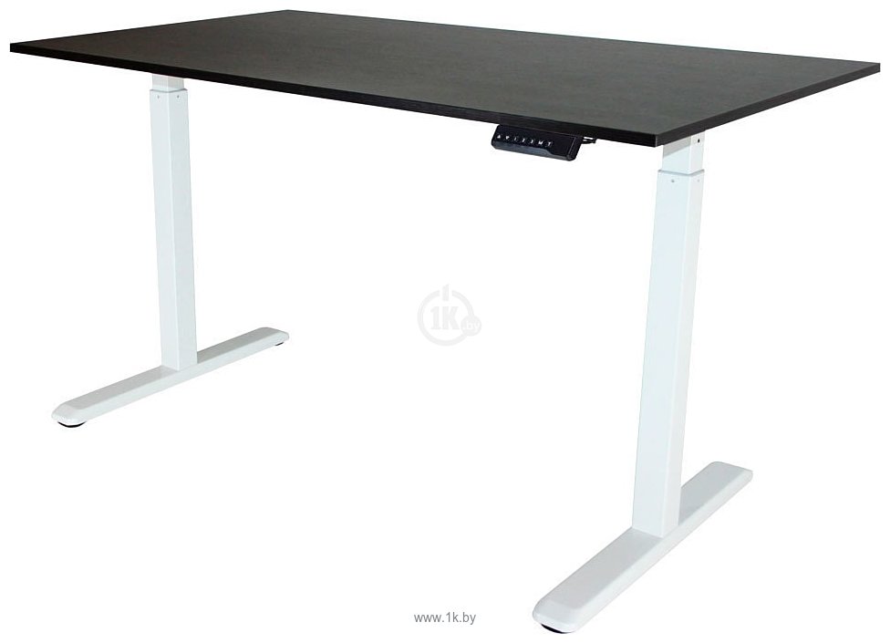 Фотографии ErgoSmart Electric Desk Compact 1360x800x36 мм (дуб мореный/белый)