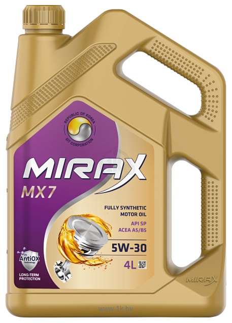 Фотографии Mirax MX7 5W-30 API SP 4л