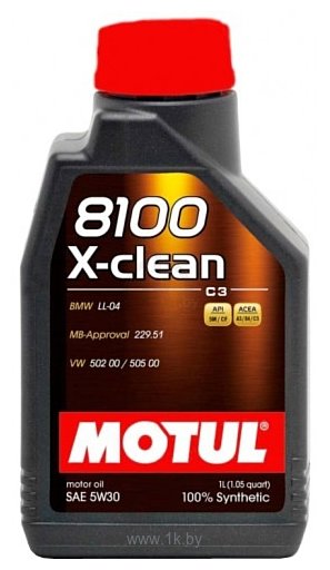 Фотографии Motul 8100 X-clean 5W-30 1л