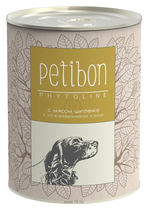 Фотографии Petibon Phytoline с мясом цыпленка, можжевельником и алоэ для собак (0.34 кг) 1 шт.