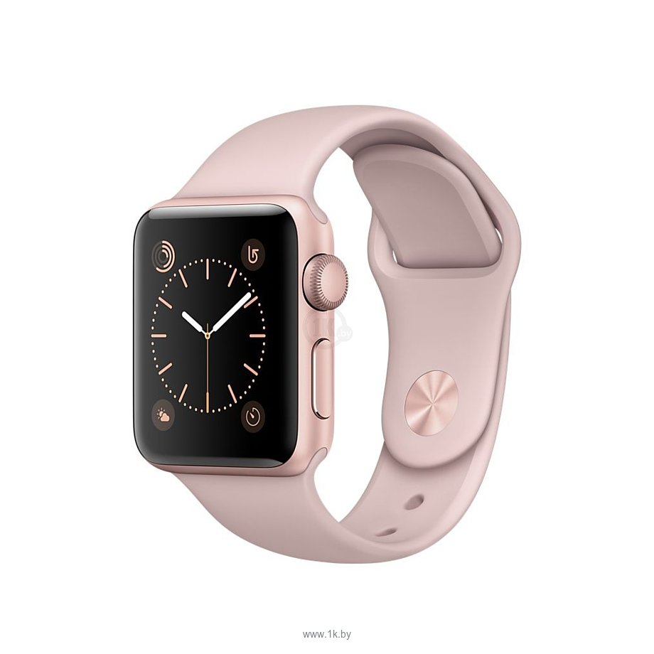 Фотографии Apple Watch Series 1 38mm Rose Gold with Pink Sand Sport Band (MNNH2)