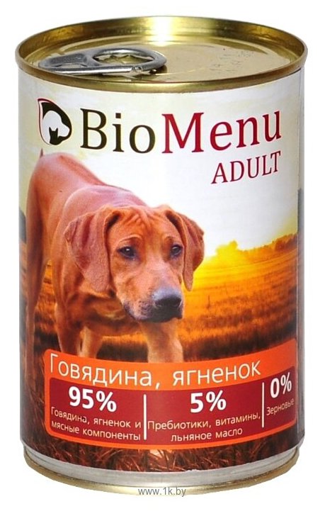 Фотографии BioMenu (0.41 кг) 1 шт. Adult консервы для собак с говядиной