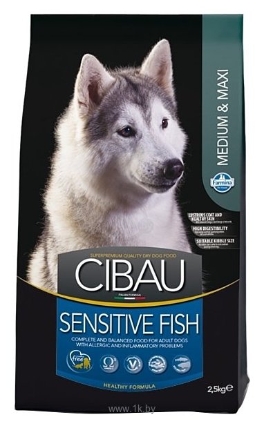 Фотографии Farmina Cibau Sensitive Fish Medium & Maxi (2.5 кг)