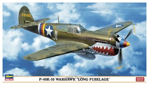 Фотографии Hasegawa Истребитель P-40K-10 Warhawk Long Fuse