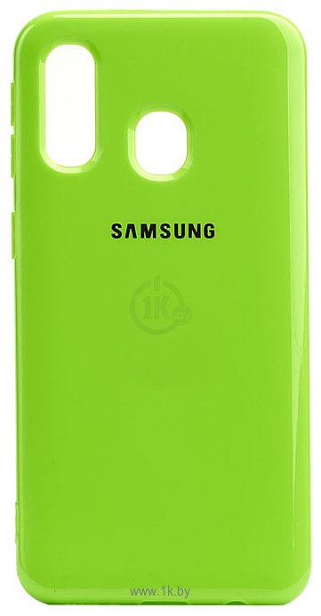 Фотографии EXPERTS Jelly Tpu 2mm для Samsung Galaxy A40 (зеленый)