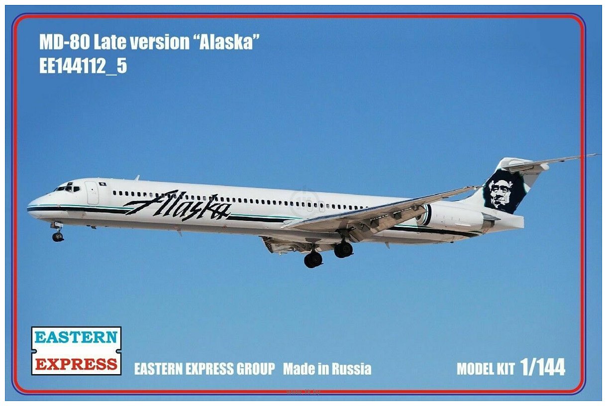 Фотографии Eastern Express Авиалайнер MD-80 поздний Alaska EE144112-5