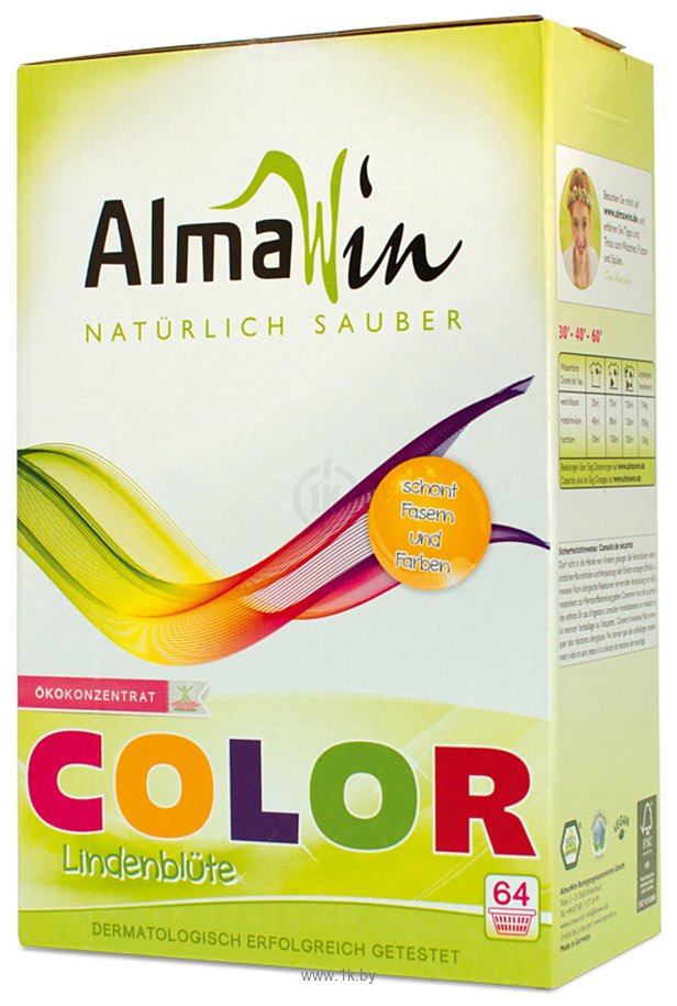 Фотографии Almawin для цветного белья с экстрактом липы 2 кг