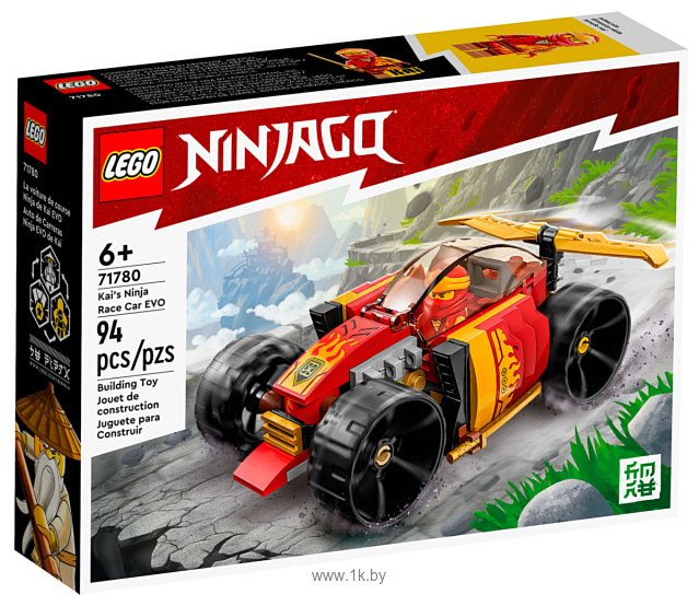 Фотографии LEGO Ninjago 71780 Гоночная машина ЭВО Кая