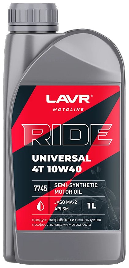 Фотографии Lavr Ride Universal 4T 10W-40 SM Motoline 1л