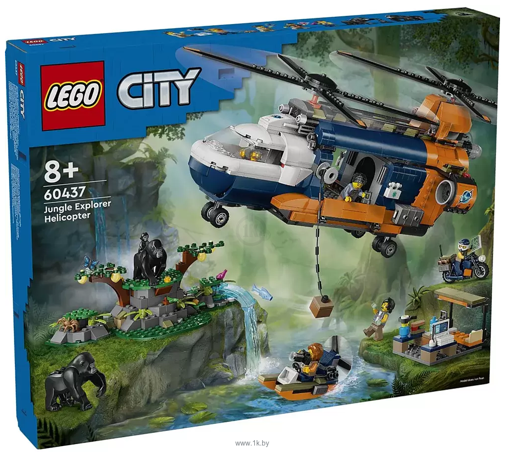 Фотографии LEGO City 60437 Исследователь джунглей: вертолет в базовом лагере