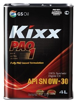 Фотографии Kixx PAO 1 0W-30 4л